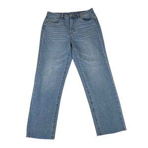 Blank NYC Madison high rise crop jeans women’s 29 raw hem